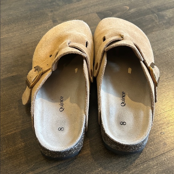 Quince Water Repellent Suede Clog Mule - Picture 5 of 7